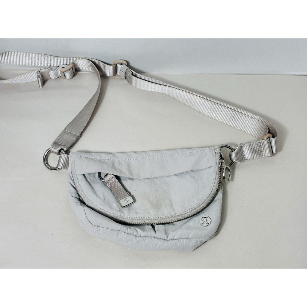 Lululemon All Night Festival Bag Micro Grey Crossbody
